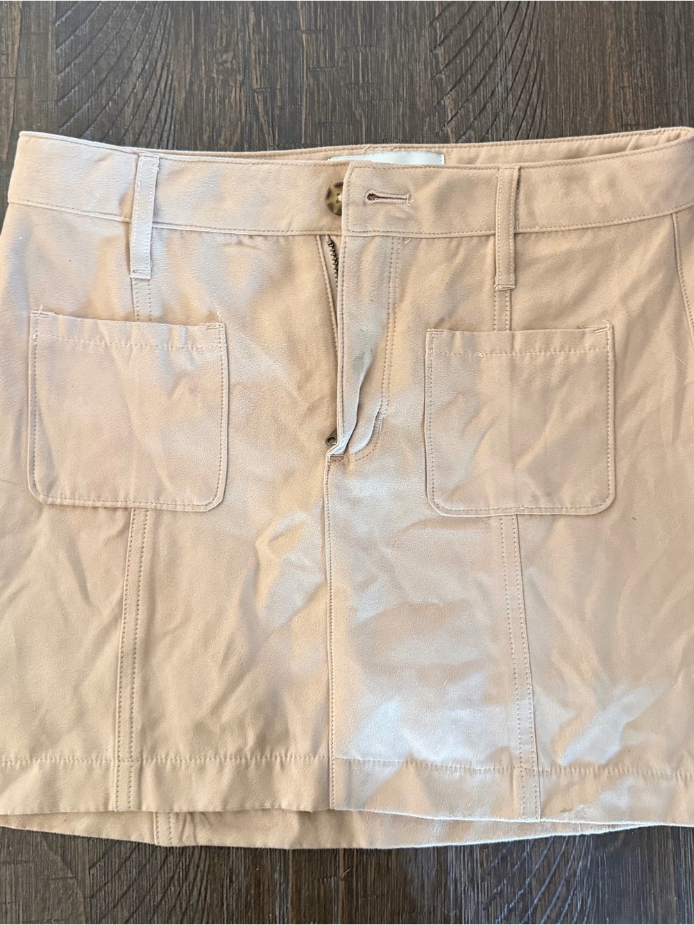 abercrombie kids tan skirt